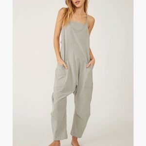 Free People Movement Hot Shot Onesie - gray